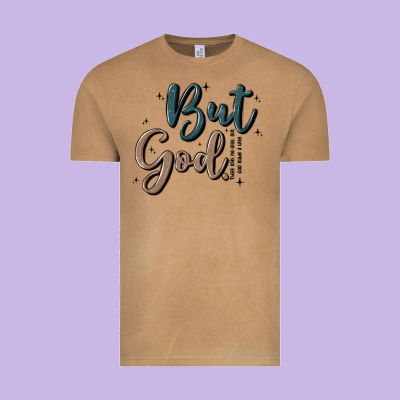 But God Vintage Tee Designed By Maliassmallbusiness