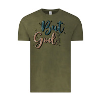 Vintage Olive but god Vintage Tee - MaliasSmallBusiness
