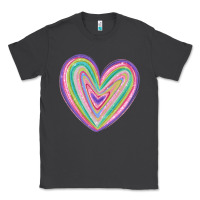 Smoke valentine's day colorful heart Classic Tee - MaliasSmallBusiness