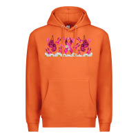 Carrot cancer ribbon with daisy Premium Hoodie - TumblerDesignByShophia