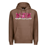 Chestnut cancer ribbon with daisy Premium Hoodie - TumblerDesignByShophia