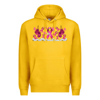 Lemon cancer ribbon with daisy Premium Hoodie - TumblerDesignByShophia
