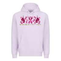Lilac cancer ribbon with daisy Premium Hoodie - TumblerDesignByShophia