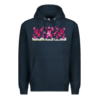 Navy cancer ribbon with daisy Premium Hoodie - TumblerDesignByShophia