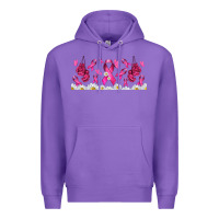 Purple cancer ribbon with daisy Premium Hoodie - TumblerDesignByShophia