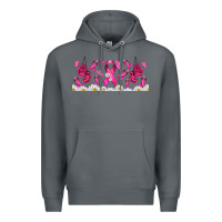 Rock cancer ribbon with daisy Premium Hoodie - TumblerDesignByShophia