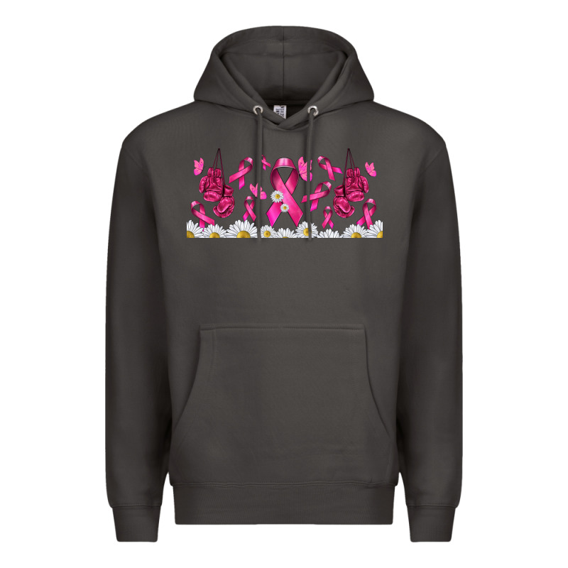Cancer Ribbon With Daisy Premium Hoodie by TumblerDesignByShophia | Teevron