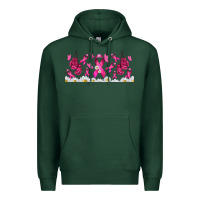 Sports Green cancer ribbon with daisy Premium Hoodie - TumblerDesignByShophia