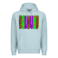 Blue Mist mardi gras brush stoke Premium Hoodie - JahusDesignShop