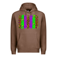 Chestnut mardi gras brush stoke Premium Hoodie - JahusDesignShop