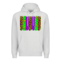 Dove Grey mardi gras brush stoke Premium Hoodie - JahusDesignShop