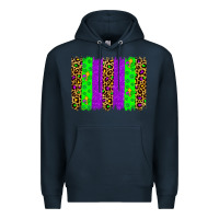 Navy mardi gras brush stoke Premium Hoodie - JahusDesignShop