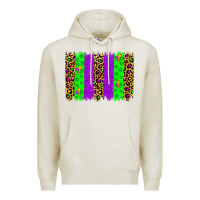 Oatmeal Heather mardi gras brush stoke Premium Hoodie - JahusDesignShop
