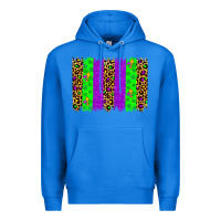 True Royal mardi gras brush stoke Premium Hoodie - JahusDesignShop