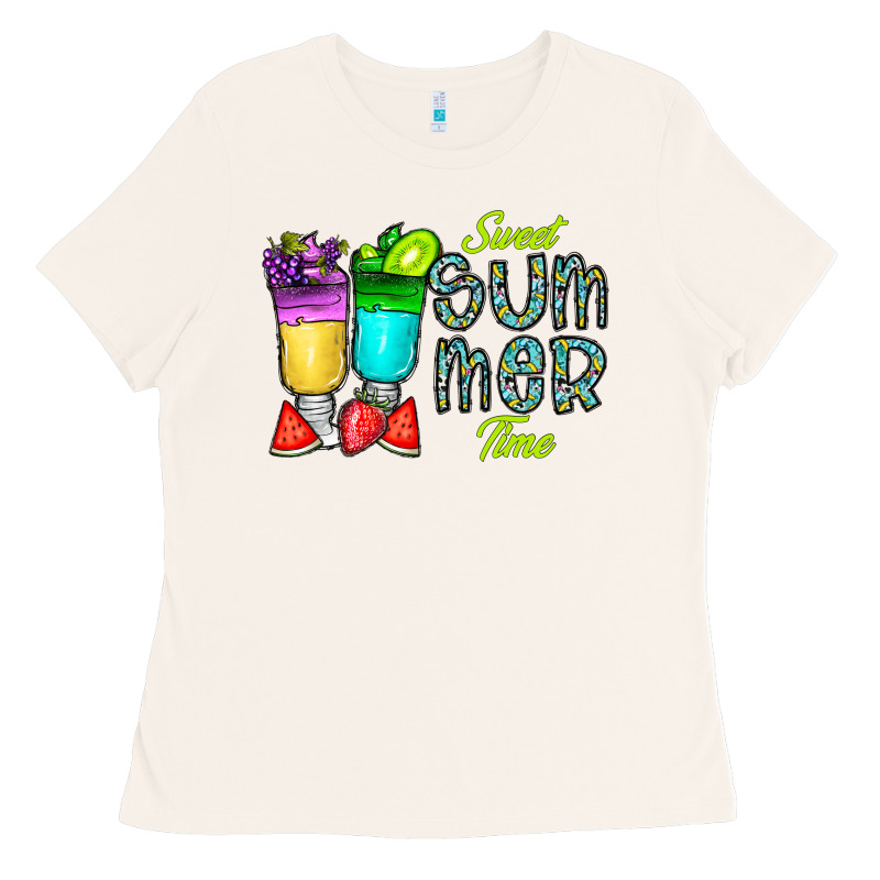 Sweet Summer Time3 Ladies Tee by CowhideDigitalArt | Teevron