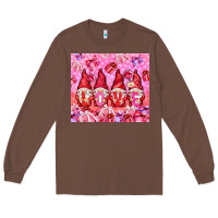 Chestnut love gnomies with gift boxes Long Sleeve Tee - NancyCooperArtShop