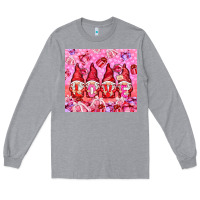 Heather Grey love gnomies with gift boxes Long Sleeve Tee - NancyCooperArtShop