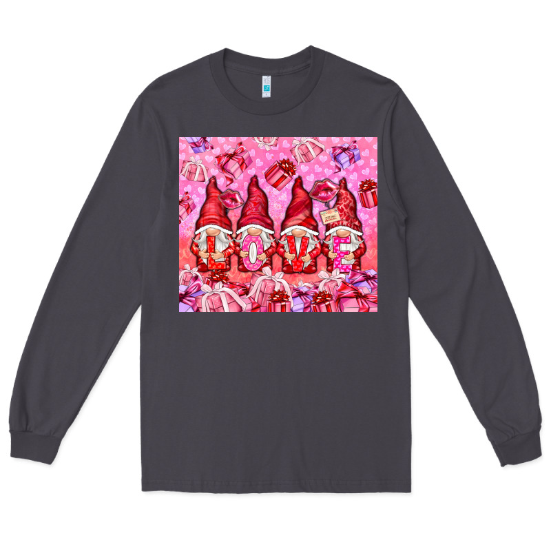 Love Gnomies With Gift Boxes Long Sleeve Tee by NancyCooperArtShop | Teevron