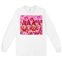White love gnomies with gift boxes Long Sleeve Tee - NancyCooperArtShop