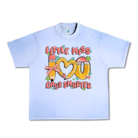 Grape Ice little miss 100 days smarter Urban Heavy Tee - MaliasSmallBusiness