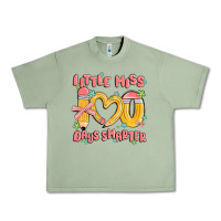 Oil Green little miss 100 days smarter Urban Heavy Tee - MaliasSmallBusiness