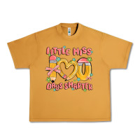 Peanut Butter little miss 100 days smarter Urban Heavy Tee - MaliasSmallBusiness