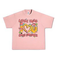 Salmon little miss 100 days smarter Urban Heavy Tee - MaliasSmallBusiness