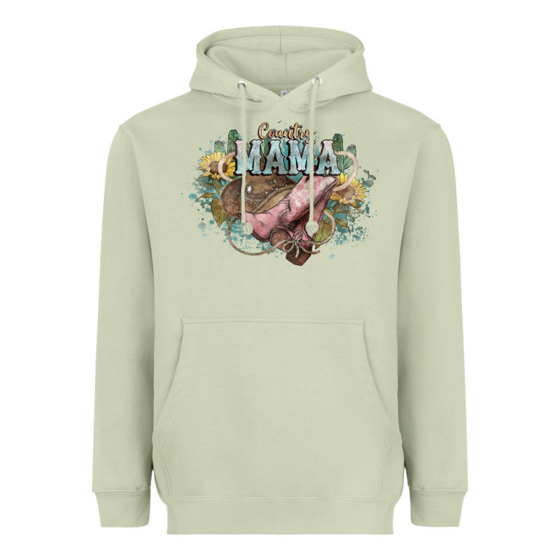 Country Mama Heavyweight Hoodie by HowdyJamesFarm | Teevron