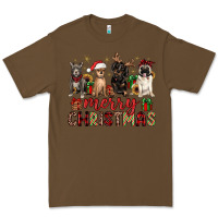 Cacao merry christmas chihuahua pitbull pug dachshund Premium Tee - JahusDesignShop