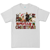 Dove Grey merry christmas chihuahua pitbull pug dachshund Premium Tee - JahusDesignShop