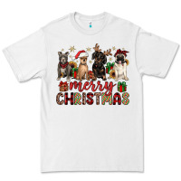 White merry christmas chihuahua pitbull pug dachshund Premium Tee - JahusDesignShop
