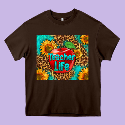 Teacher Life Heavy Core Tee Designed By Hra Design Shop