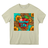 Mossy teacher life Heavy Core Tee - HRA Design Shop