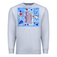 Heather Grey healthcare hero Premium Sweatshirt - TumblerDesignByShophia
