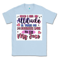 Dusty Blue small business Classic Tee - MaliasSmallBusiness