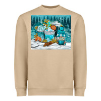 Winter Coffee Cups With Gnome Heavyweight Sweatshirt | Teevron