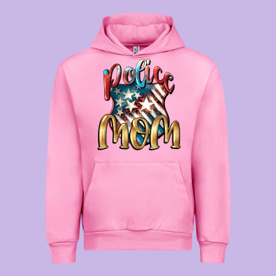 Police Mom Mother's Day Urban Hoodie Designed By Fadigitalartstudio
