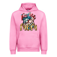 Fuchsia Pink Police mom Mother's Day Urban Hoodie - FaDigitalArtStudio