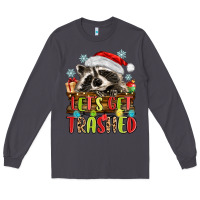 Smoke lets get trashed with raccoon Long Sleeve Tee - MaliasSmallBusiness