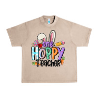 French Oak one hoppy teacher Urban Heavy Tee - MaliasSmallBusiness