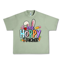 Oil Green one hoppy teacher Urban Heavy Tee - MaliasSmallBusiness