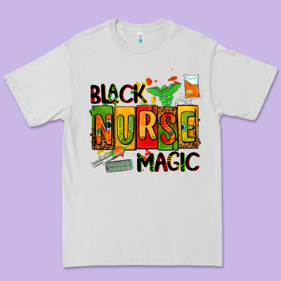 Black Nurse Magic Premium Tee Designed By Adodesignshop