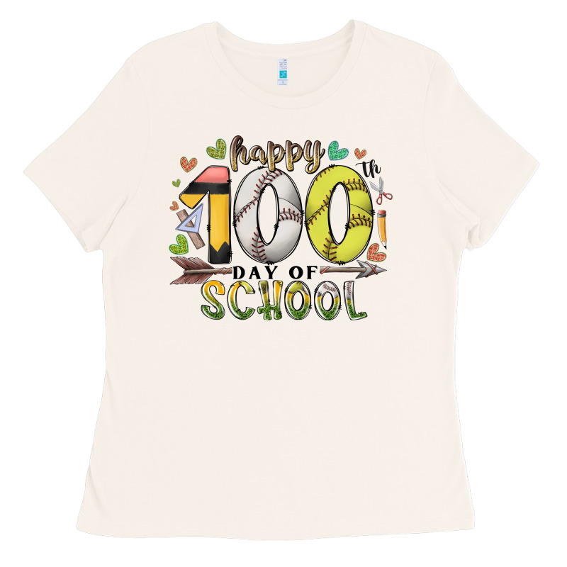Happy 100 Day Of School Ladies Tee by RacoonDesign | Teevron