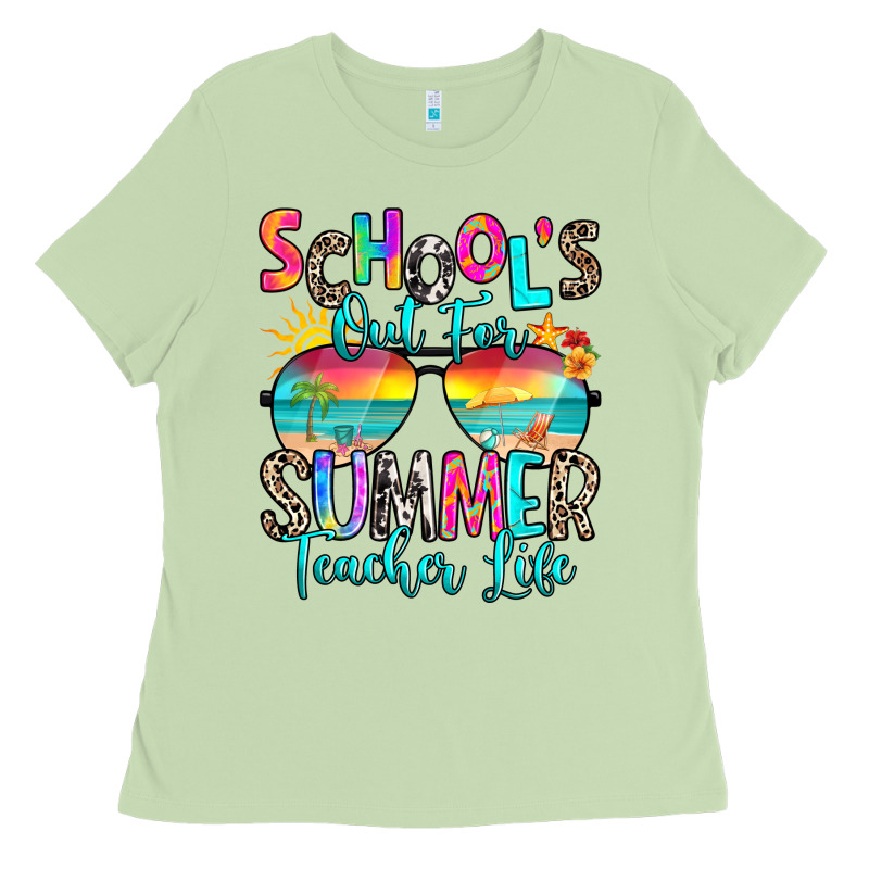 School's Out For Summer Teacher Life Ladies Tee by RanaPortraitStore | Teevron