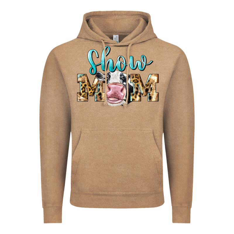 Western Show Mom Holstein Vintage Hoodie by LillyAllenDesigns | Teevron