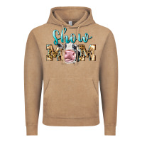 Vintage Coffee Western Show Mom Holstein Vintage Hoodie - LillyAllenDesigns