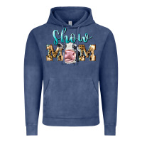 Vintage Denim Western Show Mom Holstein Vintage Hoodie - LillyAllenDesigns