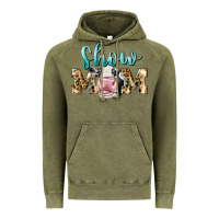 Vintage Olive Western Show Mom Holstein Vintage Hoodie - LillyAllenDesigns