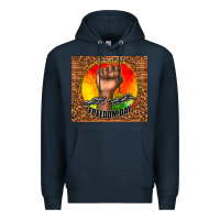 Navy juneteenth freedom day Premium Hoodie - TumblerDesignByShophia