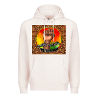 Pale Pink juneteenth freedom day Premium Hoodie - TumblerDesignByShophia